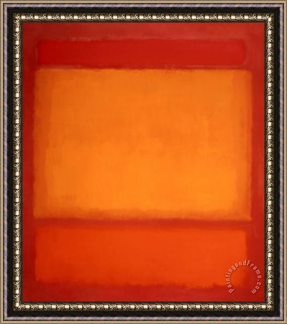 Mark Rothko Red, Orange, Orange on Red Framed Print