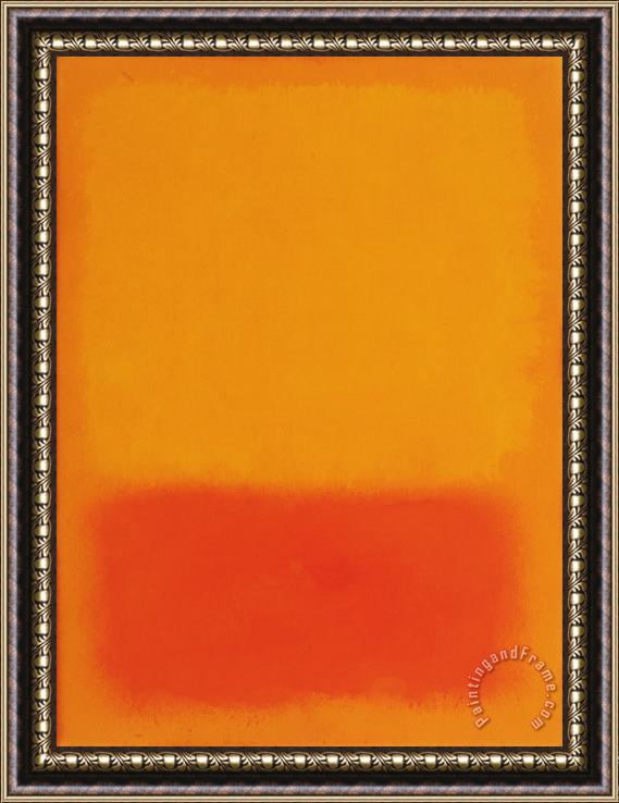 Mark Rothko Untitled. (1968) Framed Print