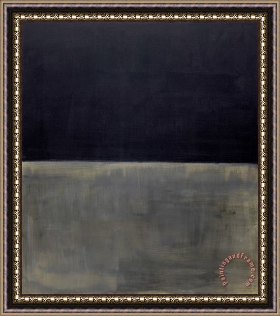 Mark Rothko Untitled (black on Gray) Framed Print