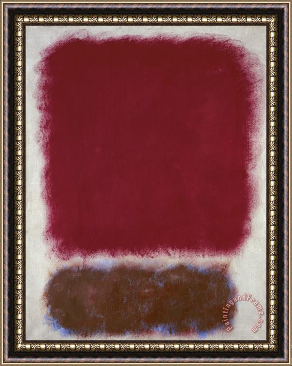 Mark Rothko Untitled (red Over Brown) Framed Print