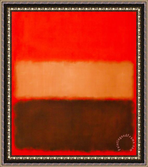 Mark Rothko Untitled 6 Framed Painting
