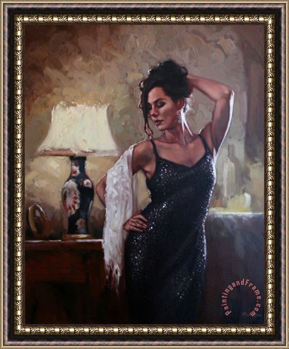 Mark Spain All Dressed Up Framed Painting