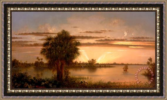 Martin Johnson Heade Florida Sunrise Framed Print