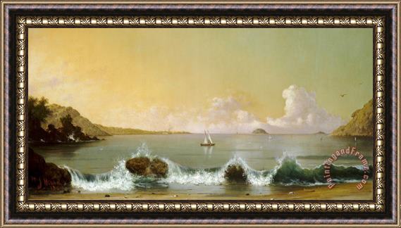 Martin Johnson Heade Rio De Janeiro Bay Framed Painting