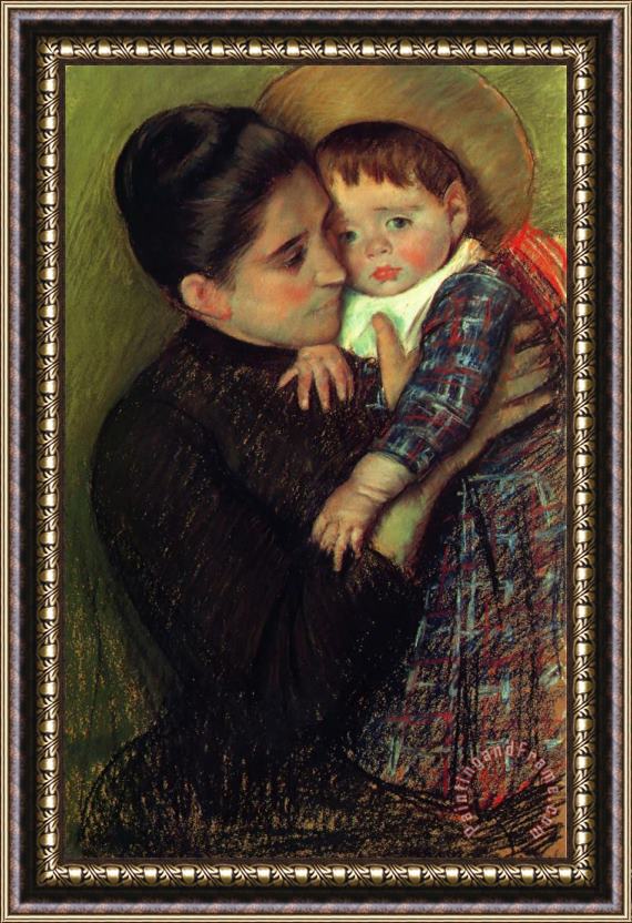 Mary Cassatt Helene De Septeuil Framed Painting