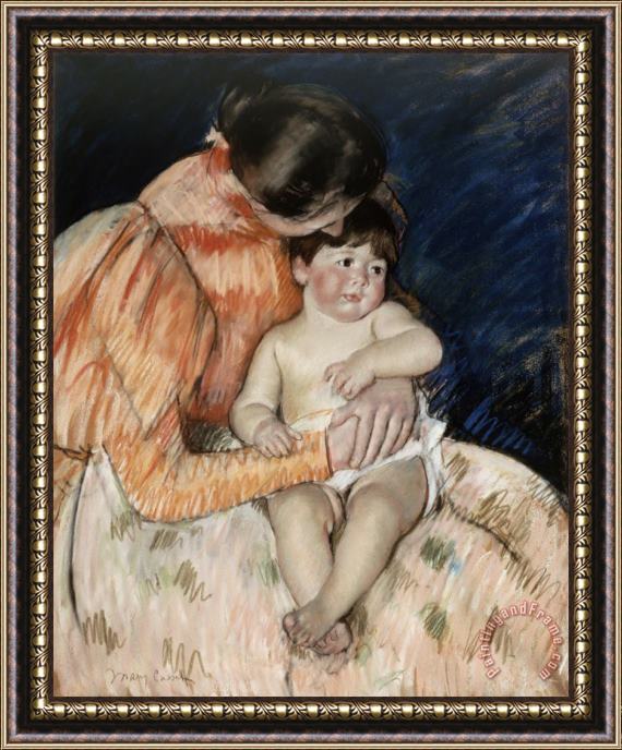 Mary Cassatt Mother And Child Framed Painting