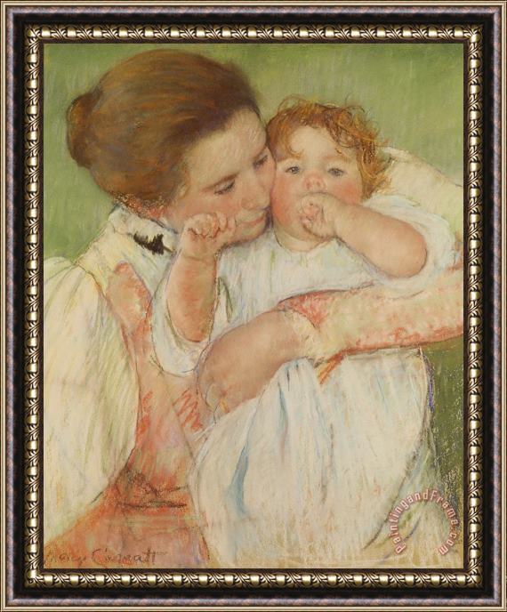 Mary Cassatt Mother And Child Framed Print