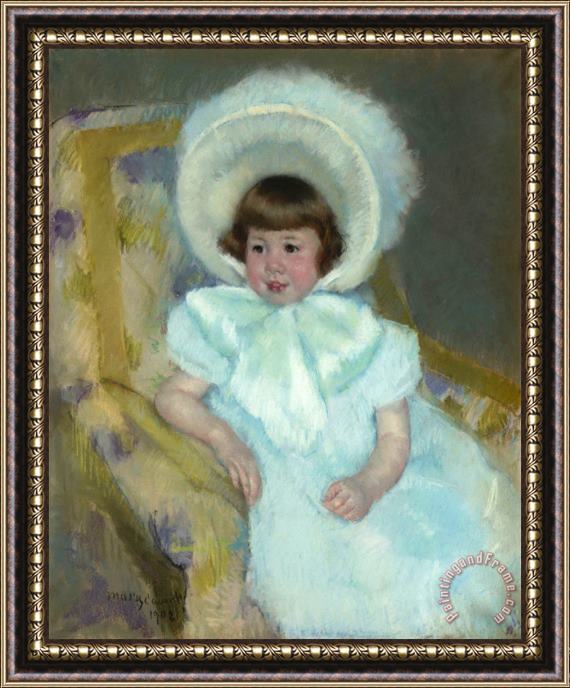 Mary Cassatt Portrait of Mademoiselle Louise Aurore Villeboeuf Framed Print