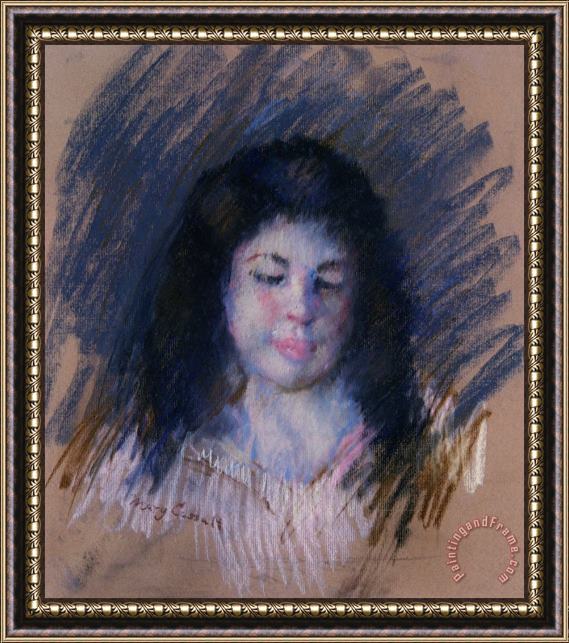 Mary Cassatt Sketch of Francois Framed Painting