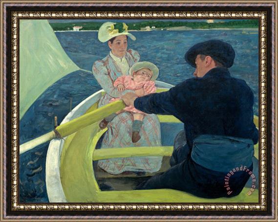 Mary Cassatt The Boating Party Framed Print
