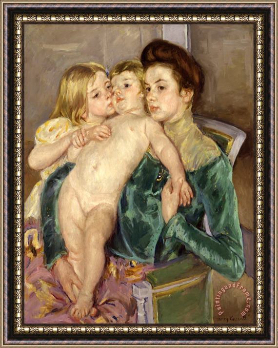 Mary Cassatt The Caress Framed Painting