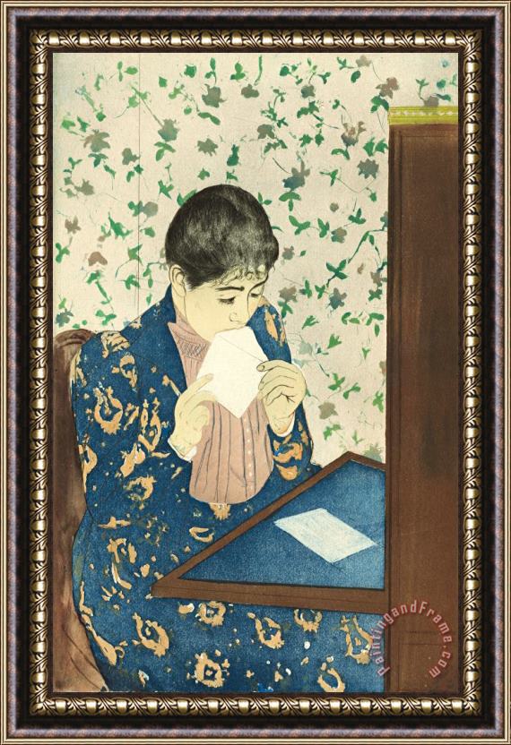 Mary Cassatt The Letter Framed Print
