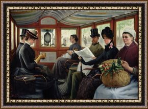 The Bayswater Omnibus Framed Paintings for Sale | Poster