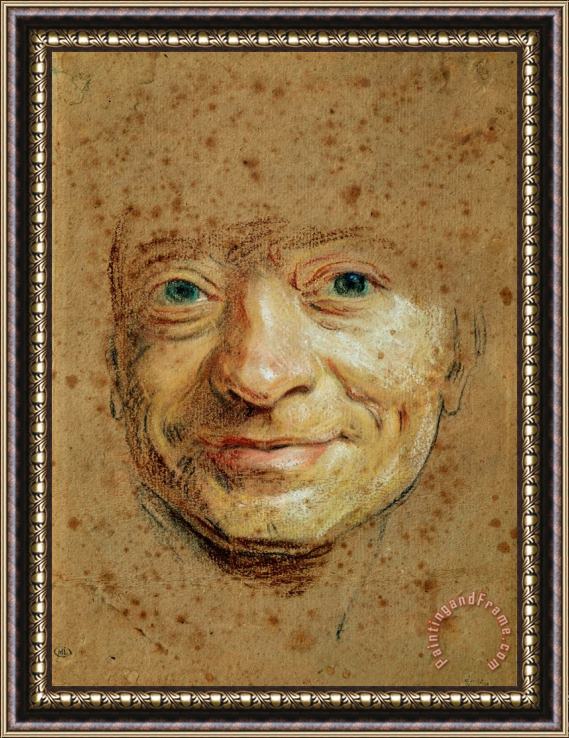 Maurice-Quentin de La Tour Self Portrait Framed Print