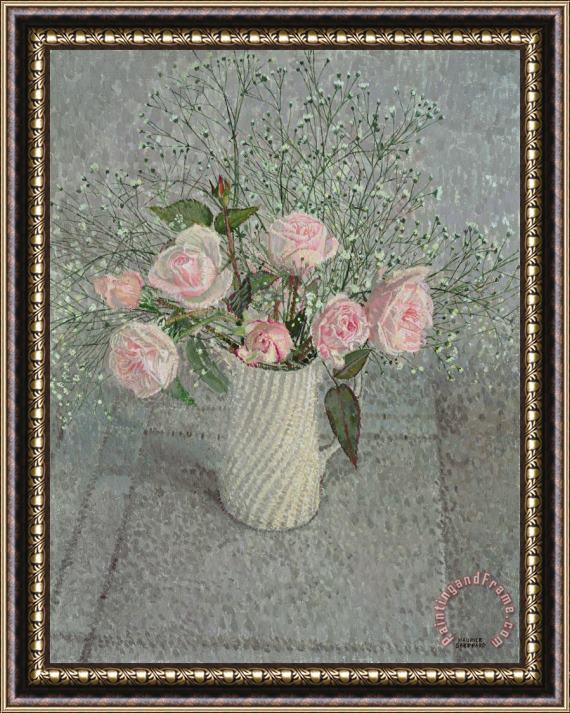 Maurice Sheppard Pink Roses Framed Print