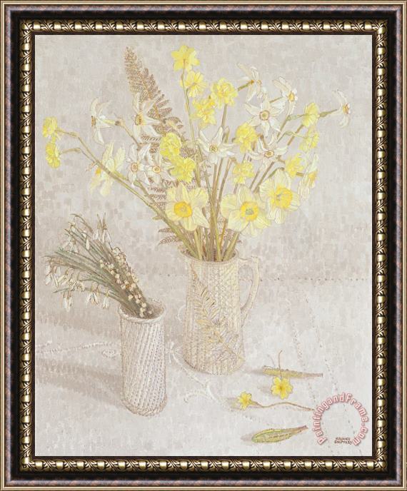 Maurice Sheppard Welsh Spring Flowers Framed Painting