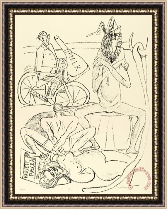 Max Beckmann Circus (zirkus) Framed Print