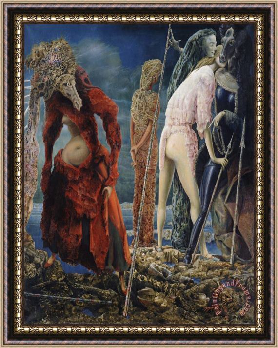 Max Ernst The Antipope Framed Painting