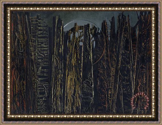 Max Ernst The Forest (la Foret) Framed Painting