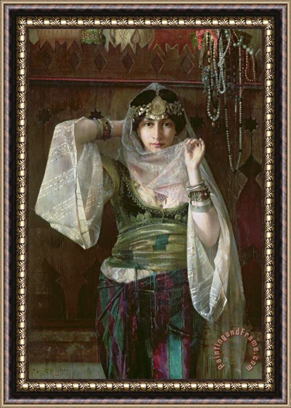 Max Ferdinand Bredt The Queen Of The Harem Framed Painting