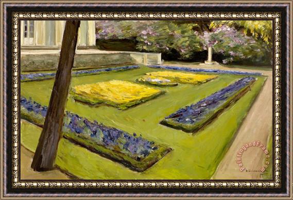 Max Liebermann Terrace in The Garden Near The Wannsee Towards Northwest Framed Painting