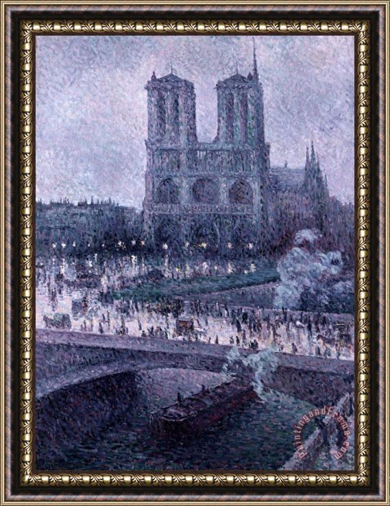 Maximilien Luce Notre Dame Framed Print