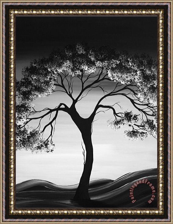 Megan Aroon Duncanson Black Tree Framed Print