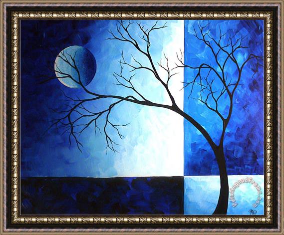 Megan Aroon Duncanson Blue Depth Framed Painting