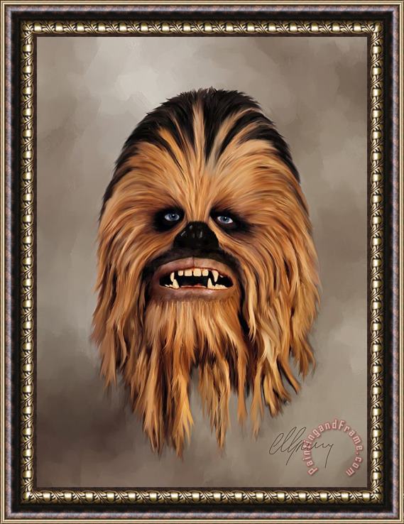 Michael Greenaway The Wookiee Framed Painting