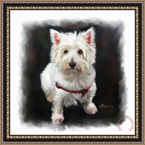 Michael Greenaway West Highland White Terrier Framed Print