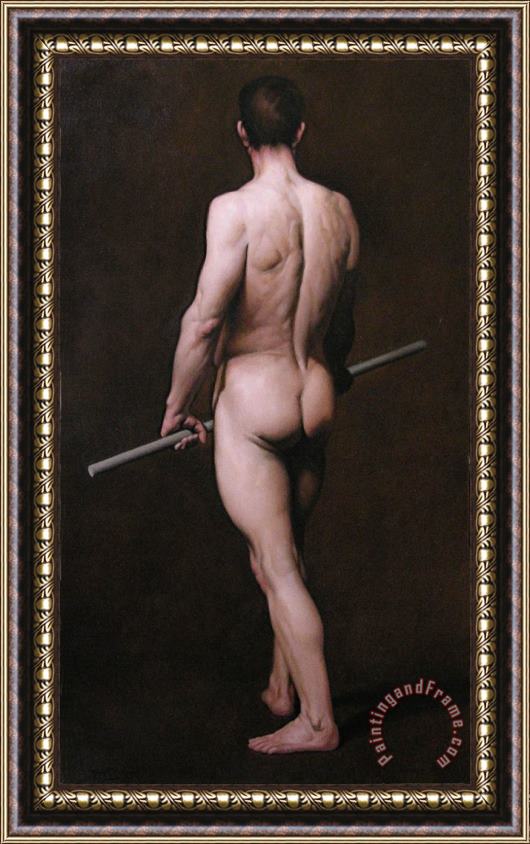 Michael John Angel Male Nude Framed Print