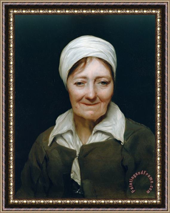Michael Sweerts Head of a Woman Framed Print