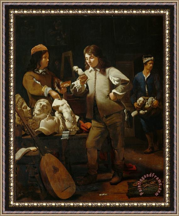 Michael Sweerts In the Studio Framed Painting