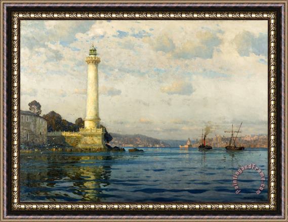 Michael Zeno Diemer The Ahirkapi Lighthouse Framed Painting