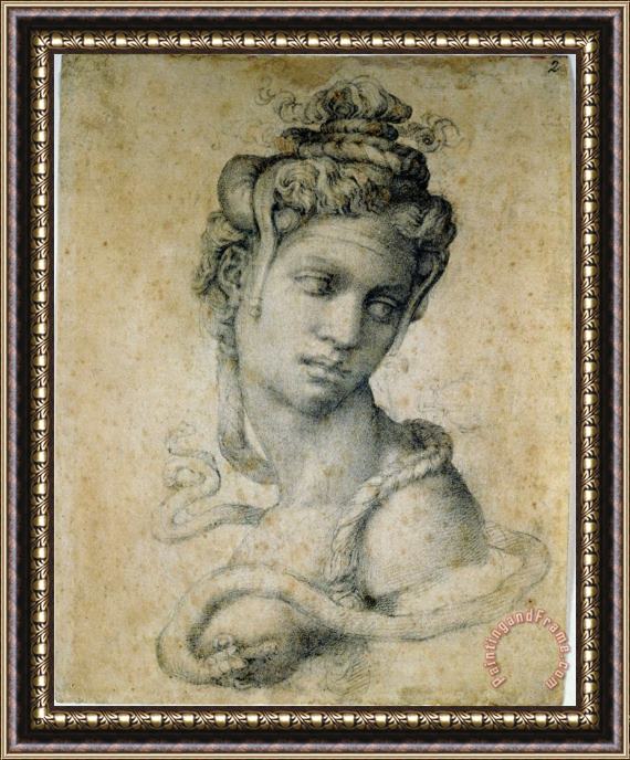 Michelangelo Buonarroti Cleopatra Framed Print