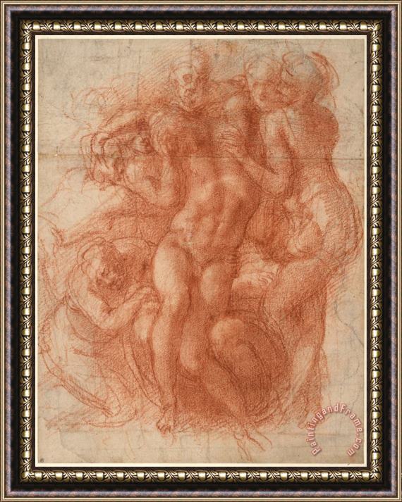 Michelangelo Buonarroti Lamentation Framed Painting