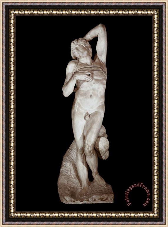 Michelangelo Buonarroti Michelangelo Dying Slave Framed Painting