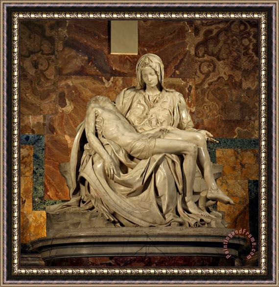 Michelangelo Buonarroti Pieta 1499 Framed Painting