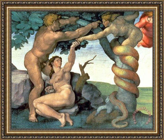 Michelangelo Buonarroti Sistine Chapel Ceiling 1508 12 The Fall Of