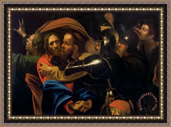 Michelangelo Caravaggio The Taking of Christ Framed Print