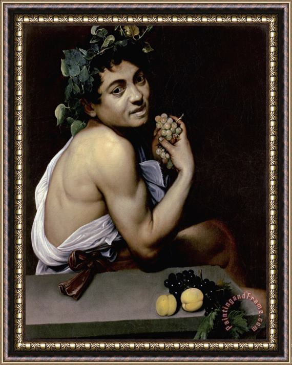 Michelangelo Merisi da Caravaggio The Sick Bacchus Framed Painting