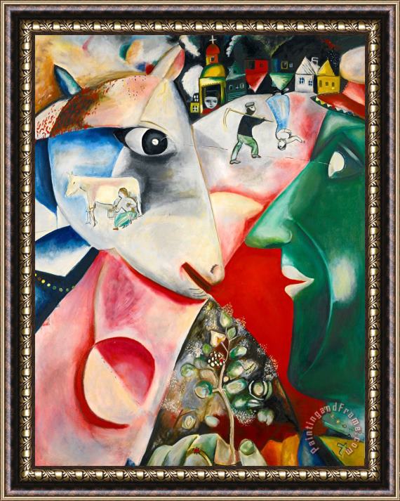 Mike Bidlo Not Chagall Framed Print