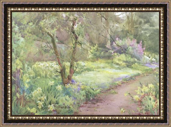 Mildred Anne Butler Garden Path Framed Print