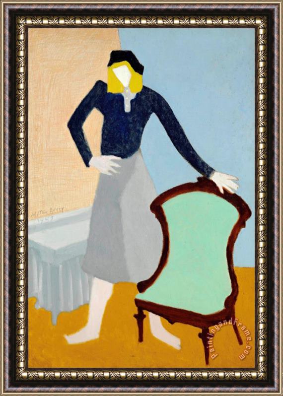 Milton Avery Adolescent Framed Painting