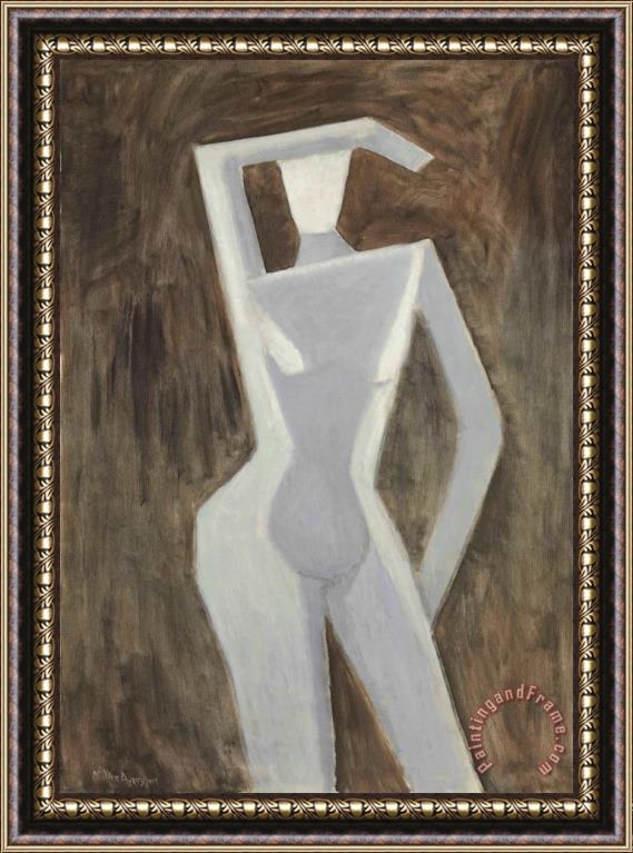 Milton Avery Gray Nude, 1957 Framed Print