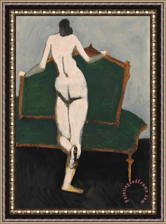 Milton Avery Nude Framed Painting