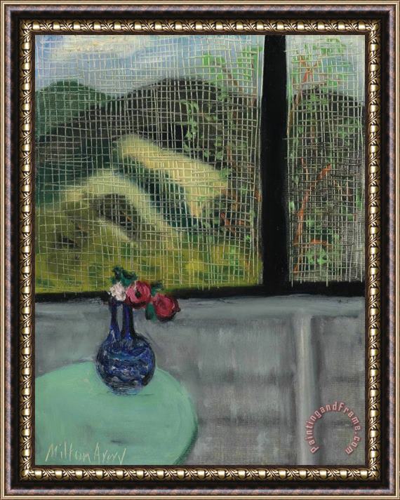 Milton Avery Porch View Framed Painting