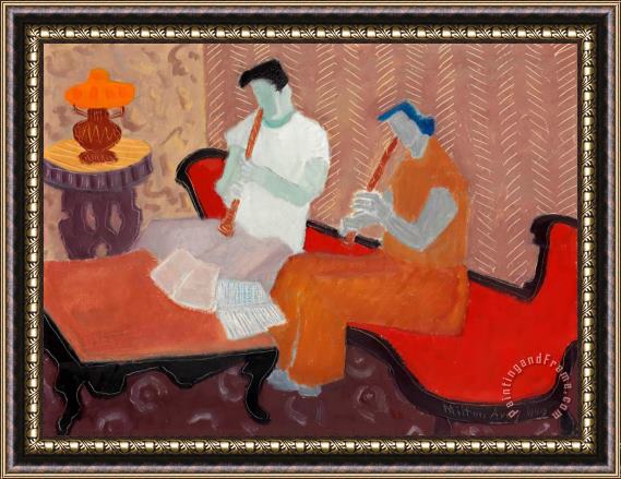 Milton Avery The Musicians Framed Painting