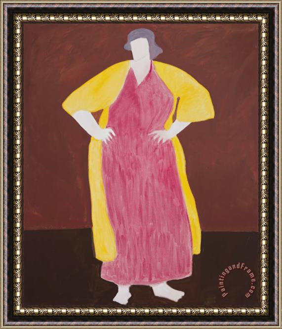 Milton Avery Yellow Robe, 1960 Framed Painting