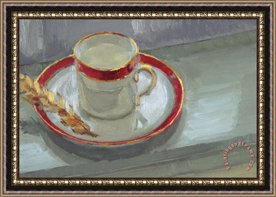 Naomi Clements Wright Red Cup Framed Painting